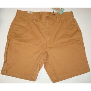 New Mens Prana Shorts 33 X 8 Westover NWT Casual Organic Earthbound Brown Office